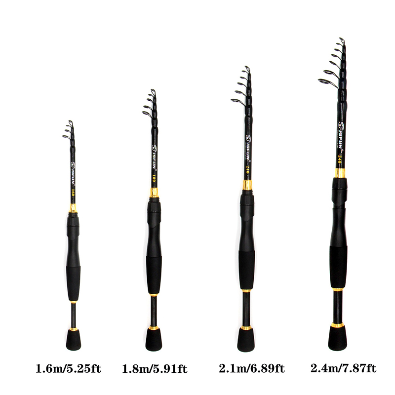 JSFUN Telescopic Fishing Rod   - Fishing Rod Combo recension och pris