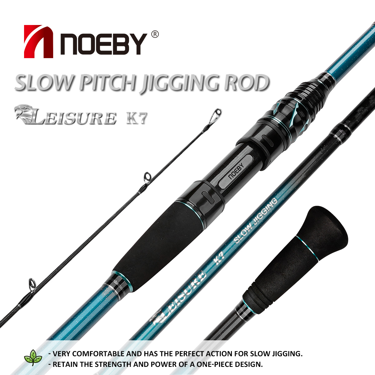 NOEBY K7 Slow Pitch Jigging Ro - Fishing Rod Surf recension och pris