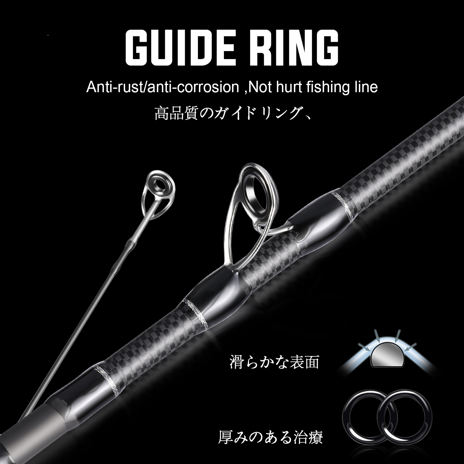 Sougayilang 5/6 Section Spinni - Fishing Rod Surf recension och pris